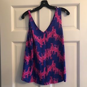 Lilly Pulitzer Gigi Top in Neck in Neck Print